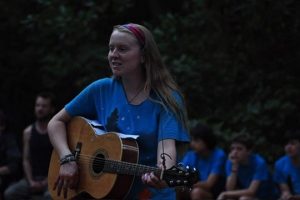 maddie playing guitar